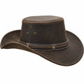 Sombrero Vaquero Clásico Marrón Oscuro