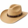 Sombrero Vaquero Clásico de Ala Ancha Beige