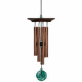 Campanilla de Viento Exterior de Metal Marrón/Verde 80 cm