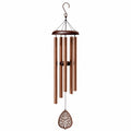 Campana de Viento de Tubos Marrón 80cm Árbol Decorativo