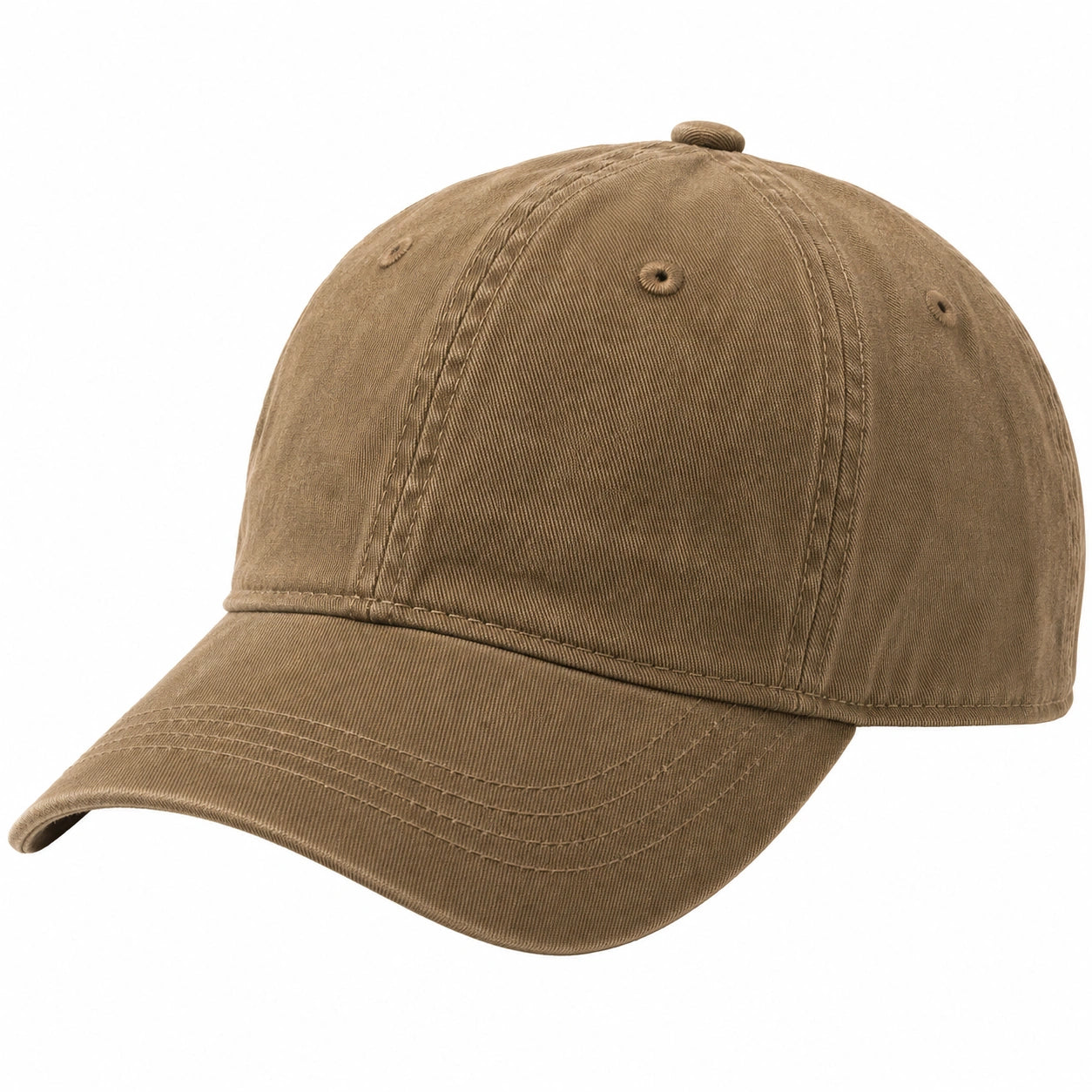 Gorra de béisbol ajustable marrón unisex