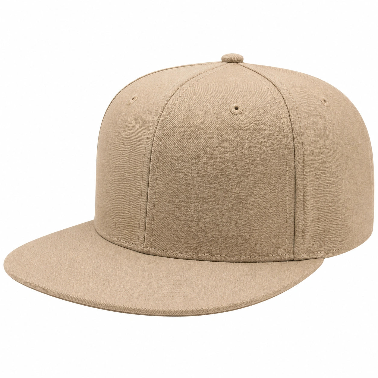 Gorra de Béisbol con Visera Plana Beige para Adultos