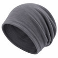 Gorro Holgado de Punto para Adultos Gris