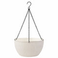 Macetero Colgante Beige con Cadenas
