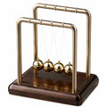 Péndulo de Newton Decorativo Oro y Marrón para Oficina