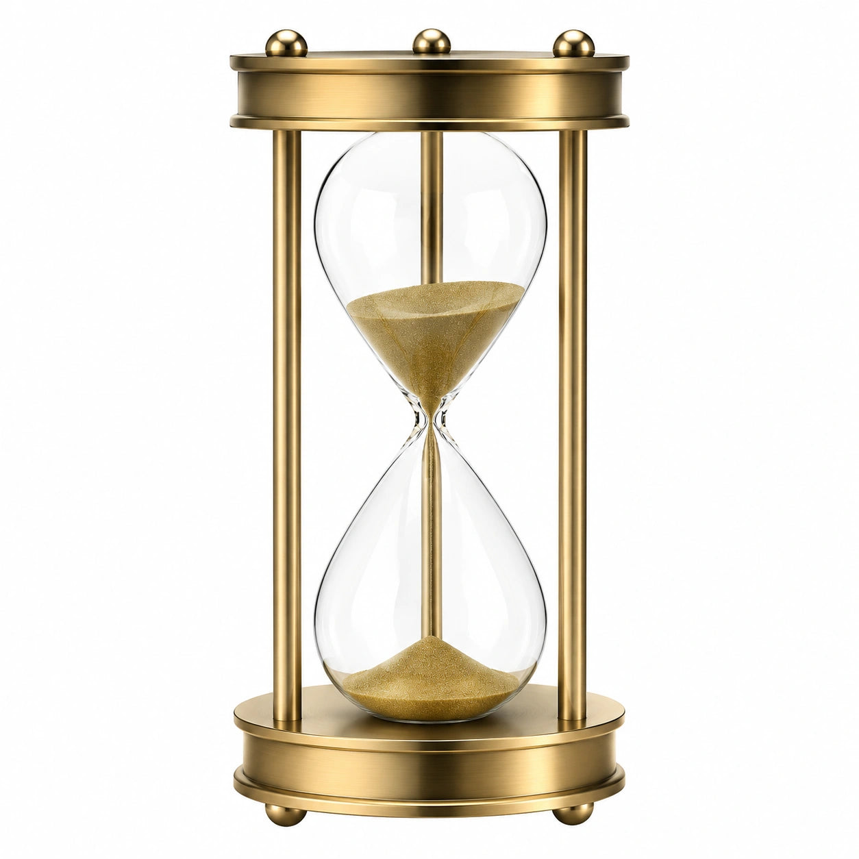 Reloj de Arena Decorativo Dorado de 30 Minutos