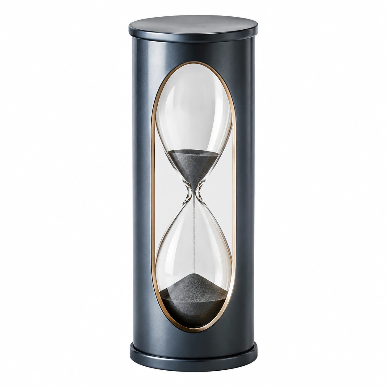 Reloj de Arena Decorativo Negro de 60 Minutos